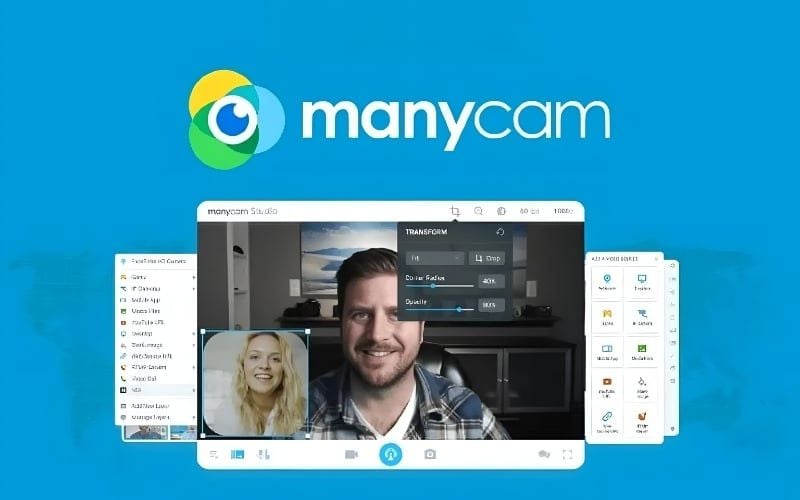 ManyCam là phần mềm tùy chỉnh chuyên sâu cho Camera trên laptop
