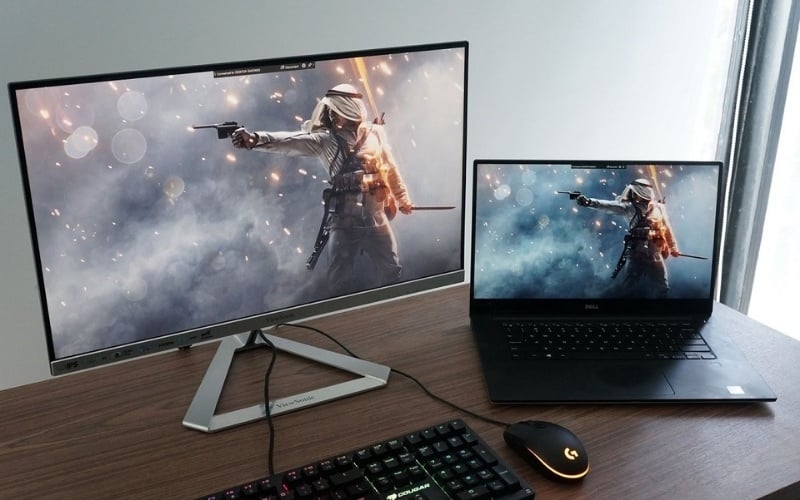 Màn hình rời thường có thể điều chỉnh độ cao, góc nghiêng linh hoạt