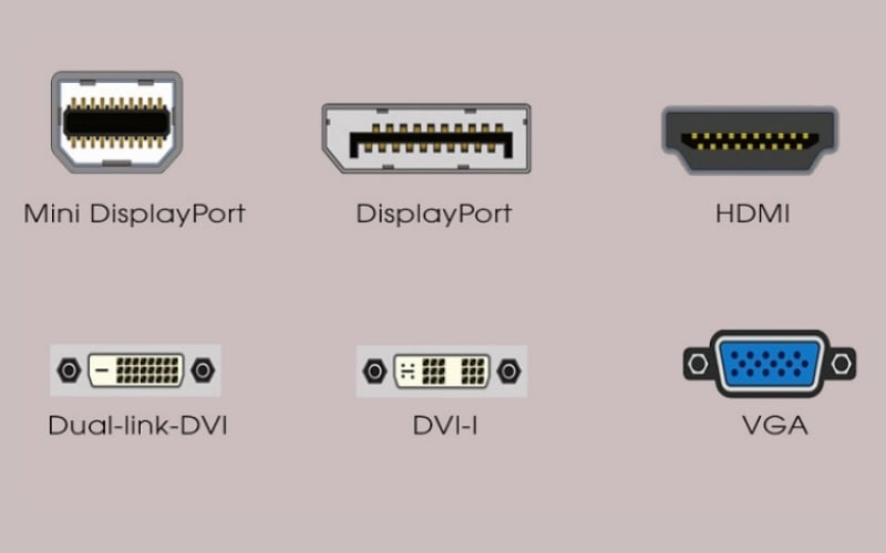 Kiểm tra cổng kết nối và chọn dây cáp phù hợp