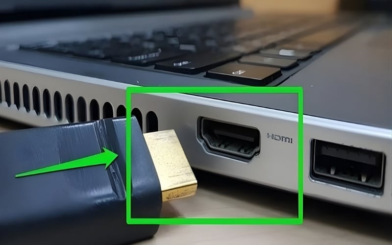 Kiểm tra lại cả hai đầu cáp kết nối, đảm bảo đã được cắm chắc chắn