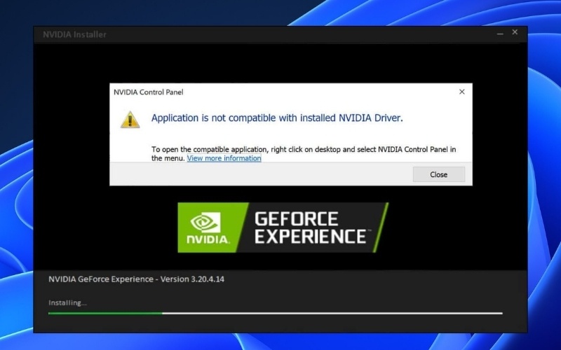 Nguyên nhân không vào được NVIDIA Control Panel