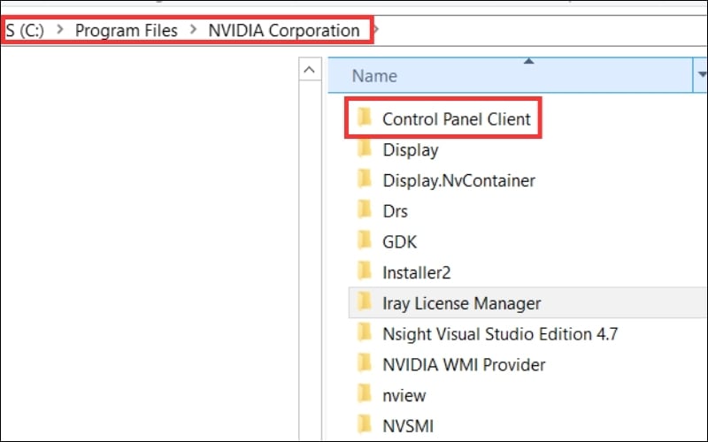 Mở trực tiếp từ thư mục cài đặt