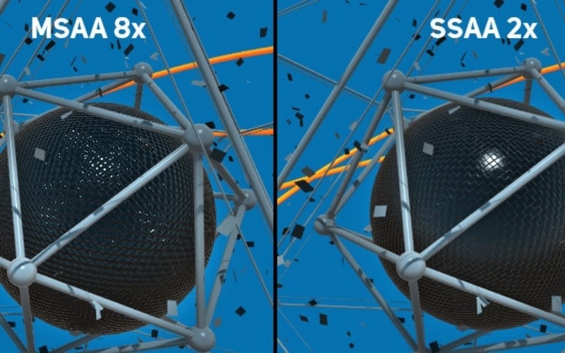 Công nghệ khử răng cưa SSAA và MSAA