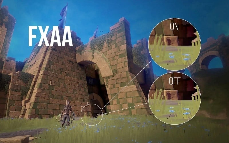 Công nghệ khử răng cưa FXAA (Fast Approximate Anti-Aliasing)
