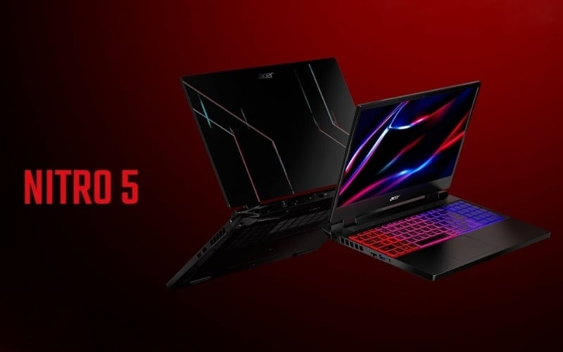 Acer Nitro 5 sử dụng nhựa Polycarbonate cao cấp cho phần vỏ máy