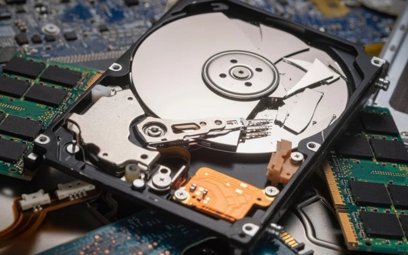 Do ổ cứng cơ (HDD) gặp sự cố