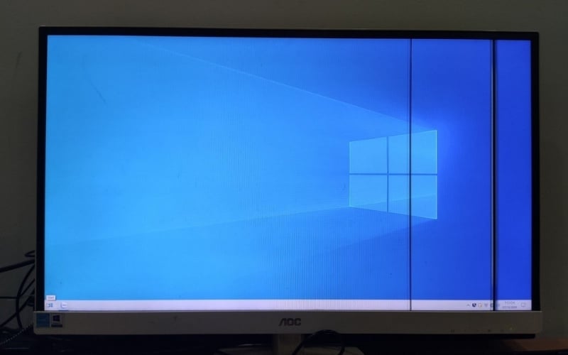 Lỗi sọc màn hình, hiển thị màu sắc sai lệch