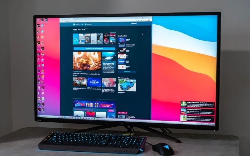 Màn hình chơi game console có các thông số kỹ thuật được tối ưu