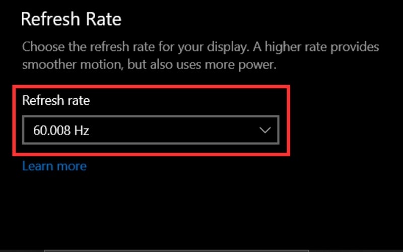 Kiểm tra tần số quét màn hình