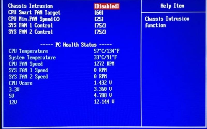 Giao diện BIOS không bị sọc, lỗi thường do Driver hoặc xung đột phần mềm