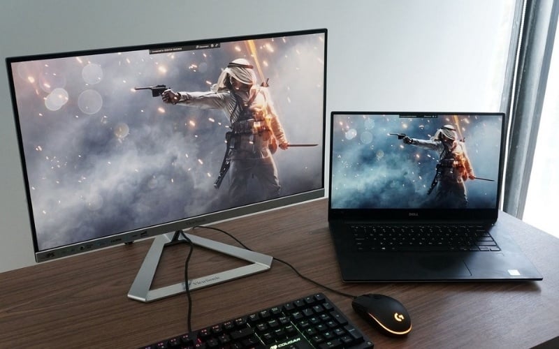 Màn hình rời giúp mở rộng không gian làm việc