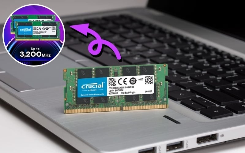 RAM có bus RAM 3200MHz (DDR4) phù hợp cho học sinh, sinh viên và nhân viên văn phòng