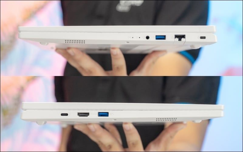 Acer Nitro Lite 16 được trang bị nhiều cổng kết nối hiện đại