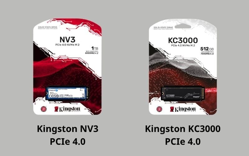 Kingston NV3 PCIe 4.0 hay KC3000 PCIe 4.0 phù hợp với game thủ chuyên nghiệp