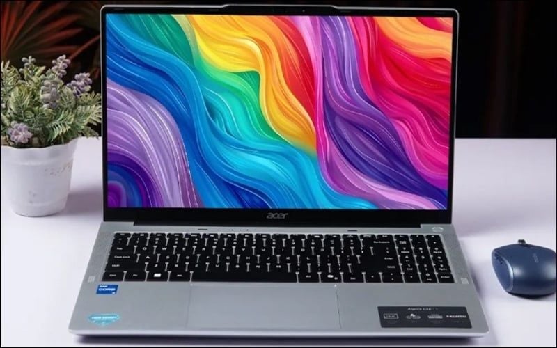 Acer Aspire Lite 15 được trang bị CPU Ryzen 5 7430U xử lý mượt mà các tác vụ văn phòng