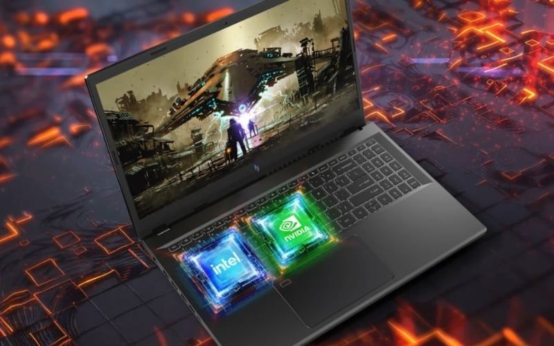 CPU core i5-13420H mạnh mẽ giúp laptop load nhanh và đa nhiệm tốt