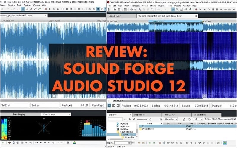 SOUND FORGE Audio Studio (Trả phí)