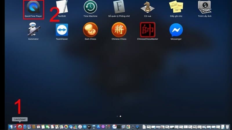 Sử dụng QuickTime Player quay màn hình Macbook