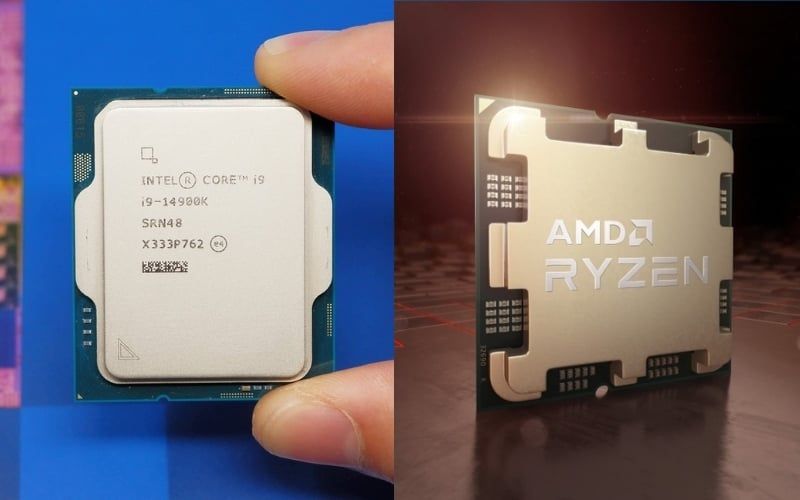 Intel thế hệ 12–14 hỗ trợ DDR4 và DDR5, còn AMD Ryzen 7000 buộc dùng DDR5