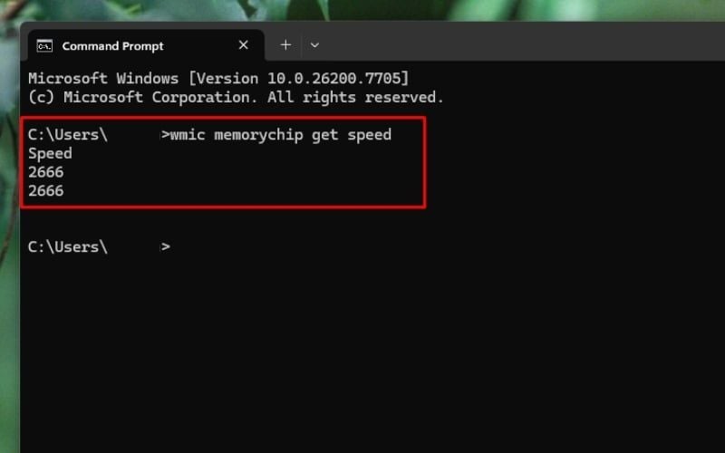 Máy thường nhận diện bus RAM theo mức an toàn 2133MHz hoặc 2666MHz