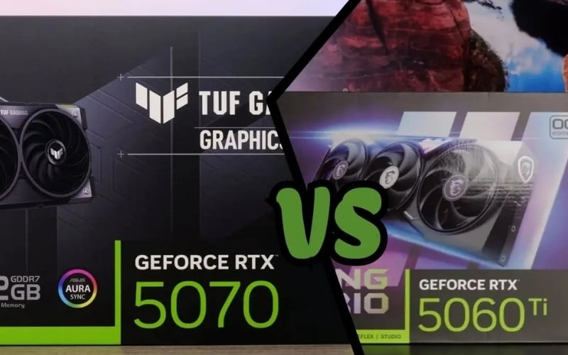 RTX 5070 vs RTX 5060 Ti
