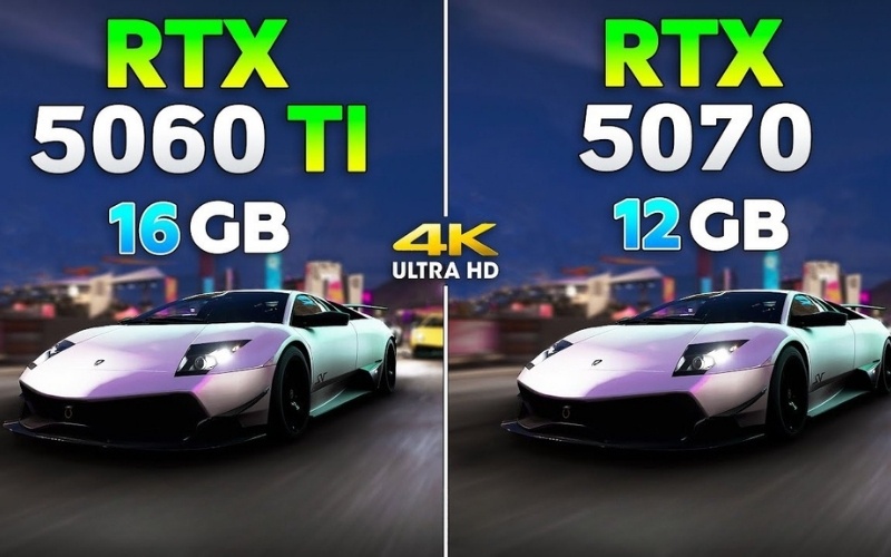 RTX 5070 mang lại số khung hình cao hơn