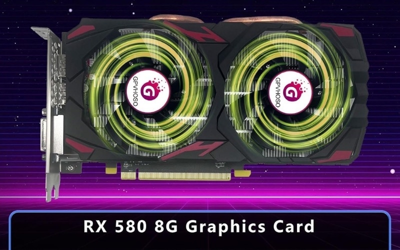 VRAM: Lợi thế lớn cho RX 580 với dung lượng 8GB