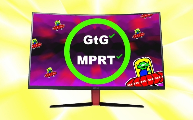 Các phương pháp đo thời gian phản hồi phổ biến là GtG và MPRT