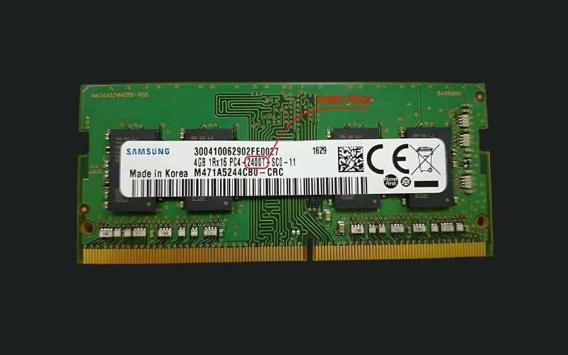 Bus RAM là tần số hoạt động của bộ nhớ