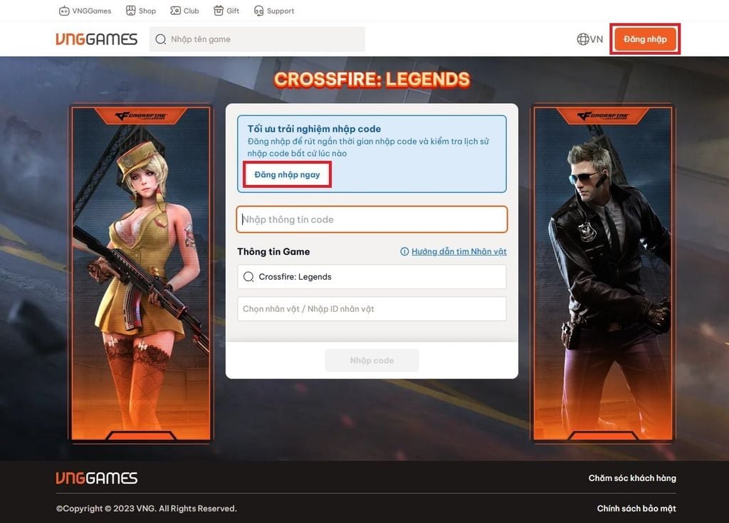Hướng dẫn chi tiết cách nhập code Crossfire: Legends VNG - GEARVN