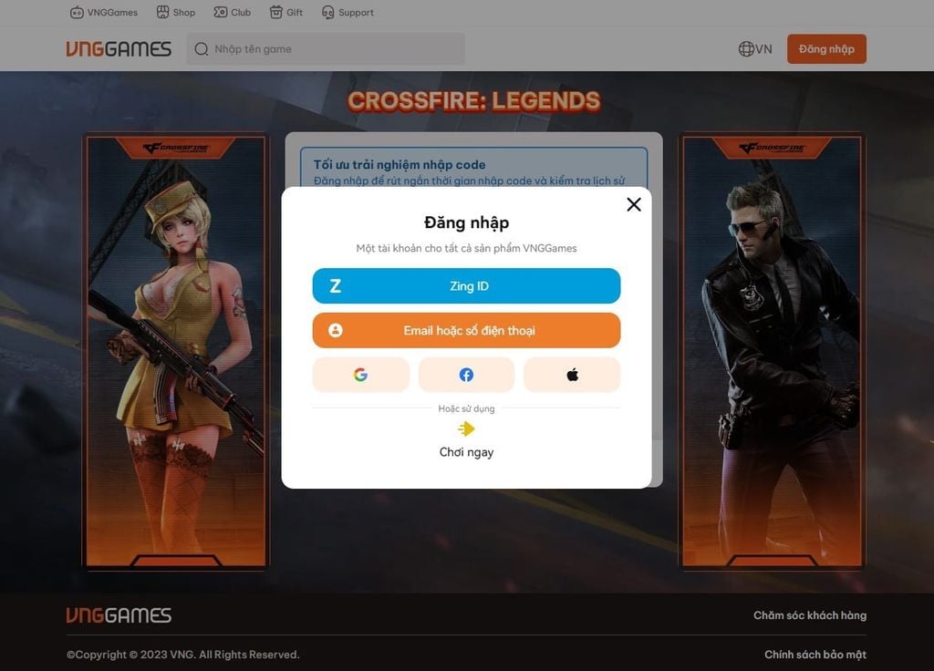 Hướng dẫn chi tiết cách nhập code Crossfire: Legends VNG - GEARVN