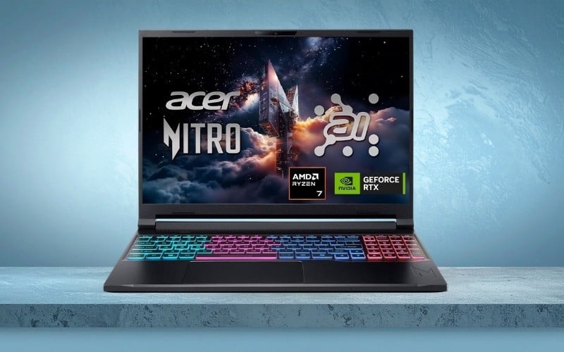 Sự kết hợp giữa CPU đa nhân đa luồng và GPU RTX 5060 giúp máy xử lý tốt các tác vụ