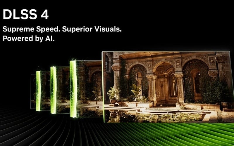 DLSS 4 tăng cường khung hình bằng trí tuệ nhân tạo
