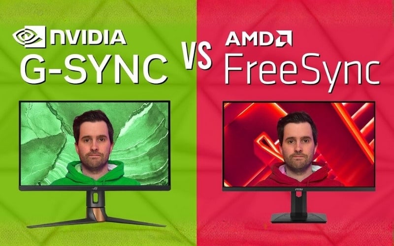 Các công nghệ như AMD FreeSync hay NVIDIA G-SYNC giúp chống xé hình