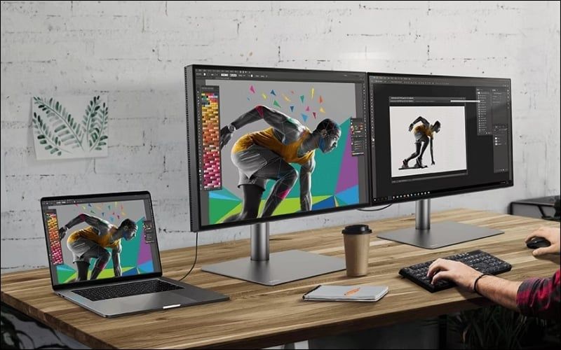 Cổng Type-C hỗ trợ kết nối nối tiếp nhiều màn hình qua Daisy Chain