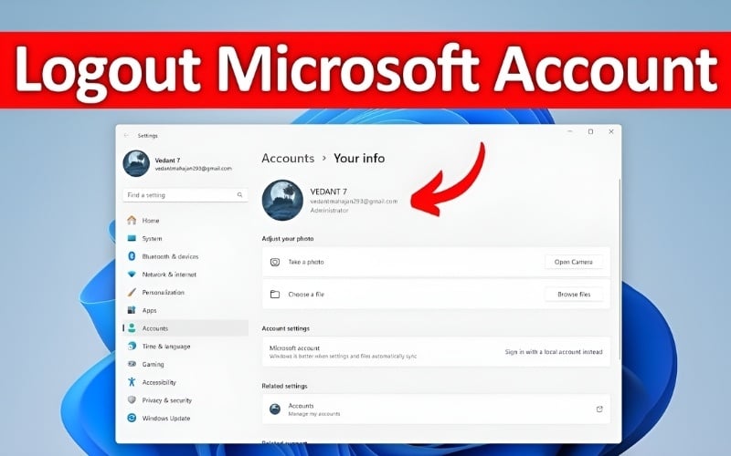 Nguyên nhân cần đăng xuất tài khoản Microsoft trên laptop