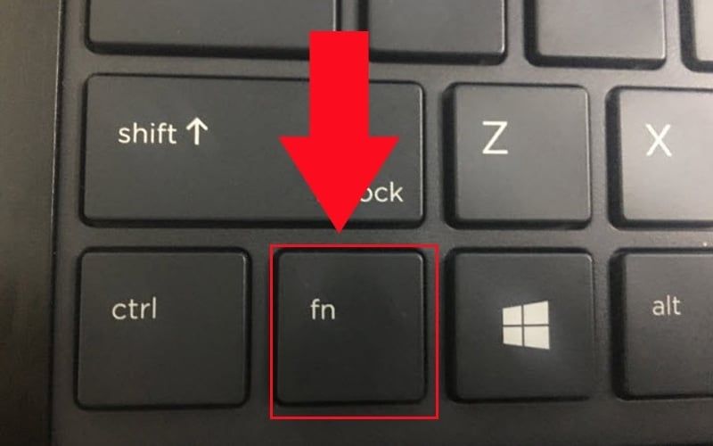 Phím Fn là phím bổ trợ giúp gộp chức năng vào phím F trên laptop