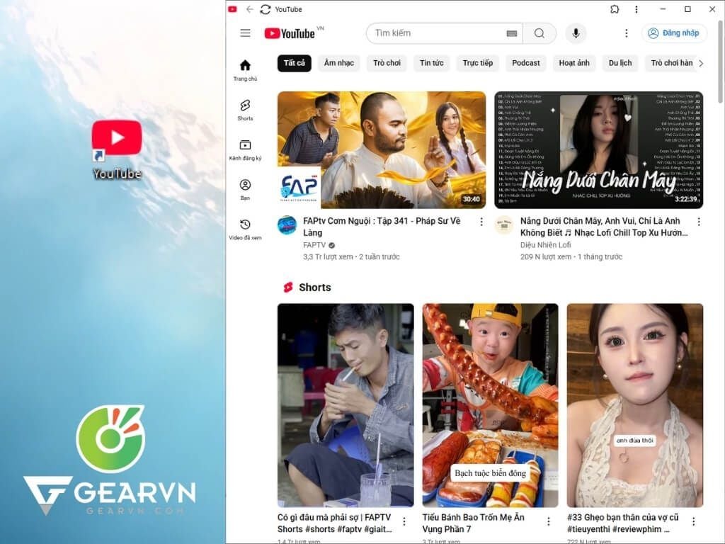 Tải YouTube về máy tính bằng trình duyệt Cốc Cốc - GEARVN