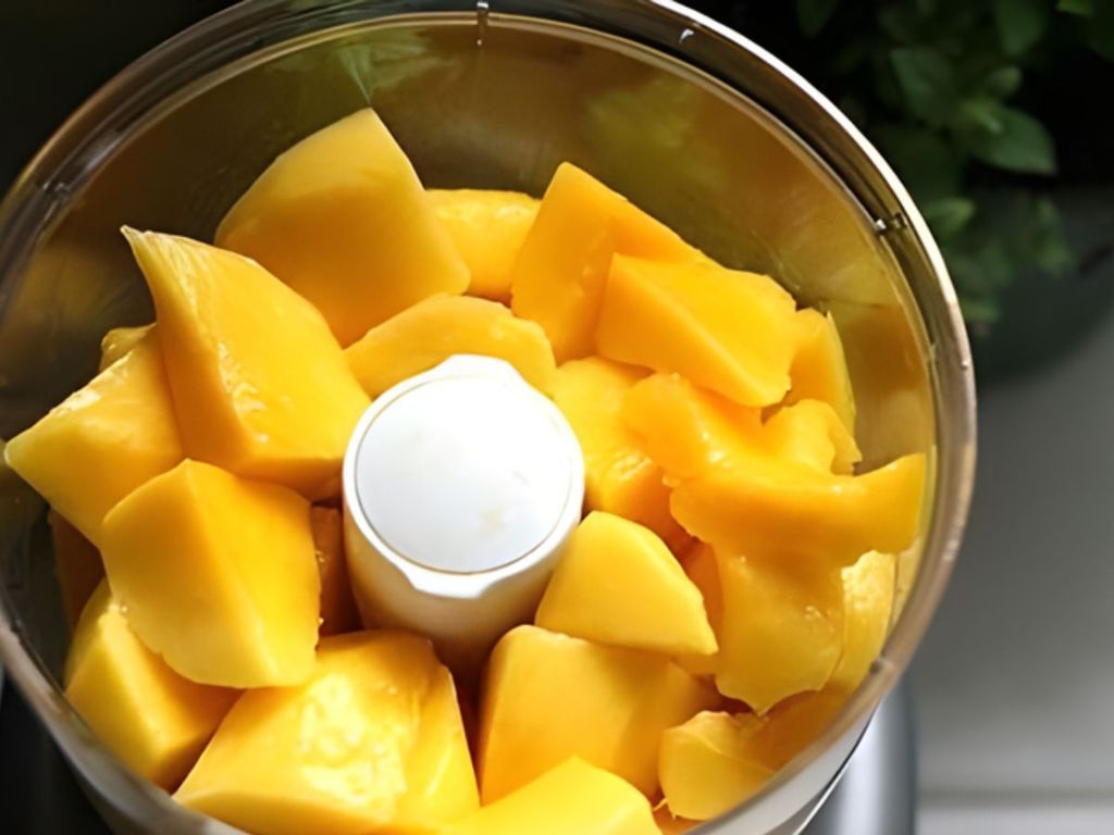 cách làm kem xoài xay xoài cùng sữa