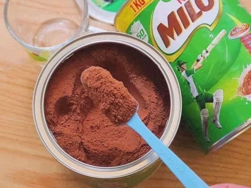 nguyên liệu cho cách làm kem milo