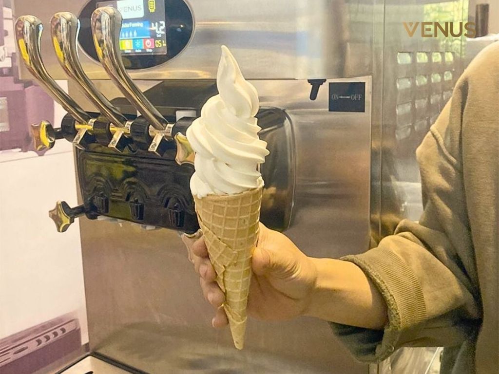gợi ý máy làm kem tươi venus cho quán kem
