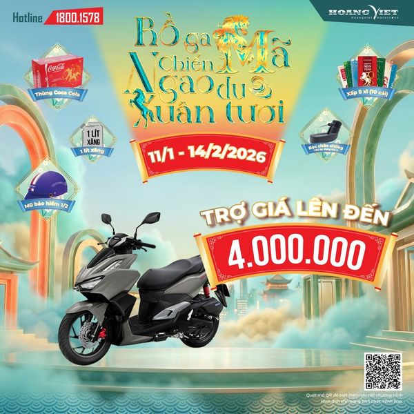 khuyến mãi xe HondaVario 160 Tết 2026 tại HEAD Hoàng Việt