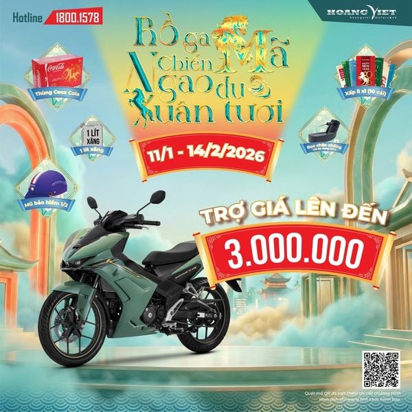 khuyến mãi xe Honda Winner R Tết 2026 tại HEAD Hoàng Việt