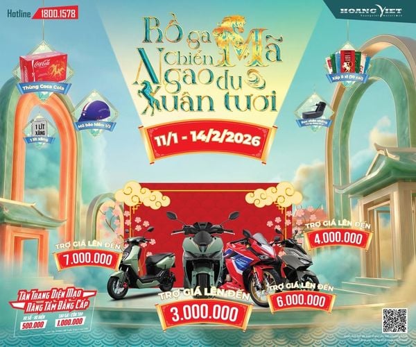 quà tặng khi mua xe Honda Tết 2026 tại HEAD Hoàng Việt