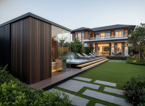 Phòng xông hơi khô ngoài trời Domisauna