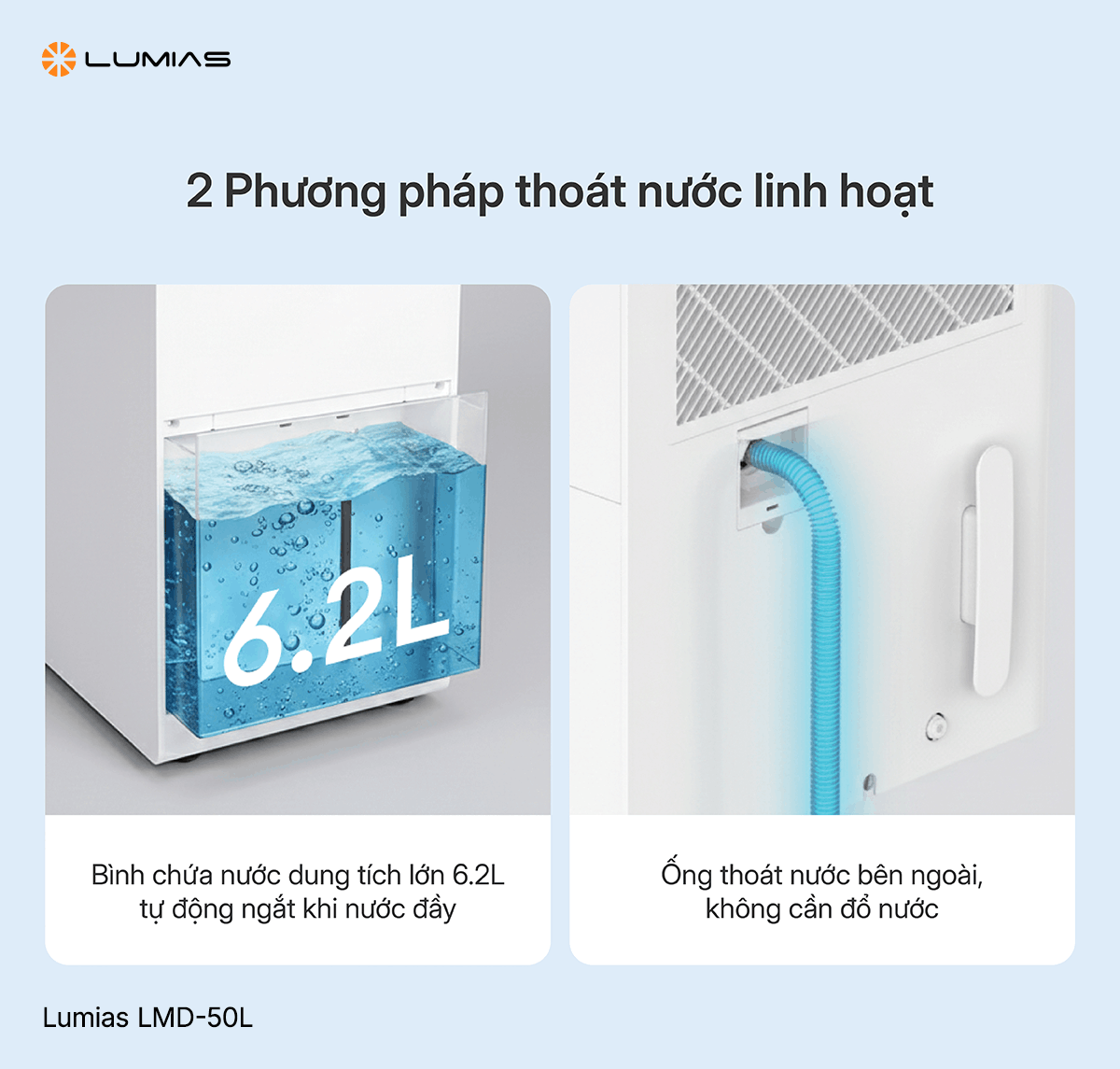 Máy hút ẩm Lumias LMD 50L