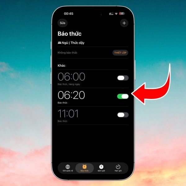 Cách tắt báo thức iPhone nhanh và đơn giản nhất