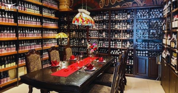 Không gian phòng riêng tại Grille6 Steakhouse