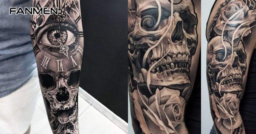 Hình xăm đầu lâu 2