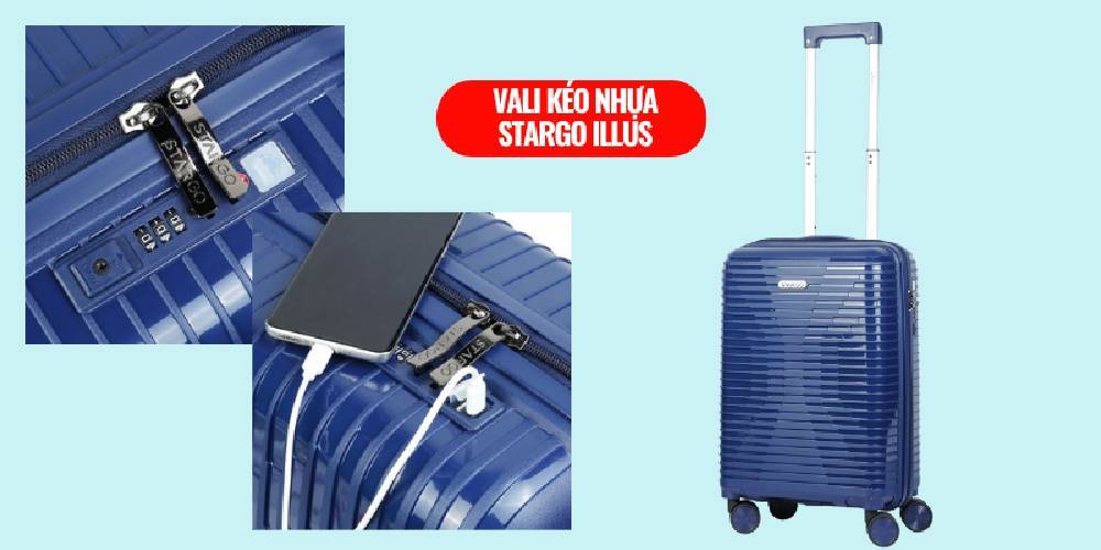Vali kéo nhựa STARGO Illus